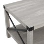 Modern Farmhouse Coffee Table in Stone Grey