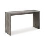 Grey Reclaimed Wood Console Table- Solid Wood