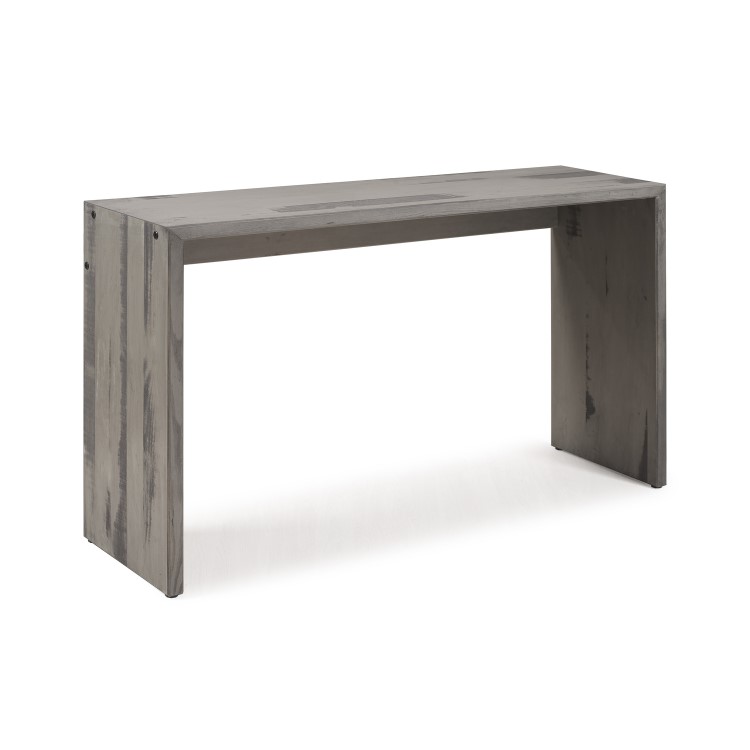 Grey Reclaimed Wood Console Table- Solid Wood