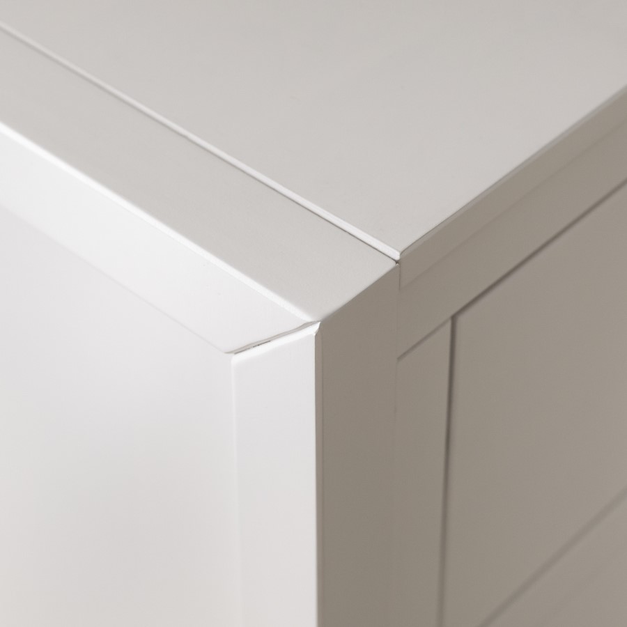6-Drawer Dresser Classic Solid Wood - White