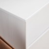 7 Drawer Mid Century Modern Wood Dresser - White