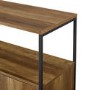 58" 1 Drawer 2 Door Storage Shelf - Rustic Oak