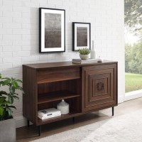 52" Sliding Door Sideboard - Dark Walnut