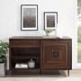 52" Sliding Door Sideboard - Dark Walnut
