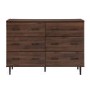 Modern Wood 6-Drawer Buffet - Dark Walnut