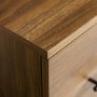 Modern Wood 6-Drawer Buffet - Dark Walnut