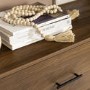 Modern Wood 6-Drawer Buffet - Dark Walnut