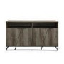 58" Angled Door Sideboard - Grey Wash