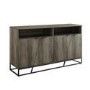 58" Angled Door Sideboard - Grey Wash
