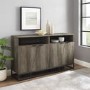 58" Angled Door Sideboard - Grey Wash