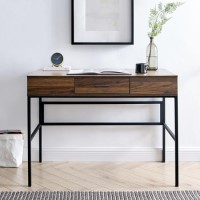 GRADE A1 - Lift Top Storage Desk with Tablet Holder - Dark Walnut