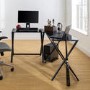 Foster Modern Corner Computer Desk - Black