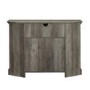 Corner TV Unit - Grey Wash