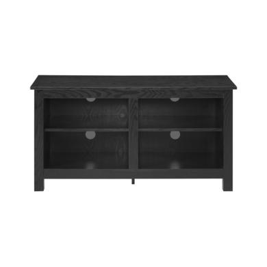 44" Essentials Wood TV Stand - Black