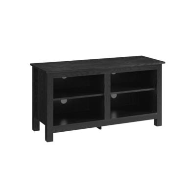 44" Essentials Wood TV Stand - Black