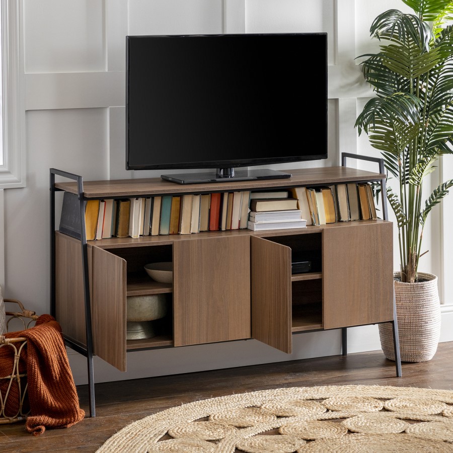52" Urban Industrial TV Stand - Mocha