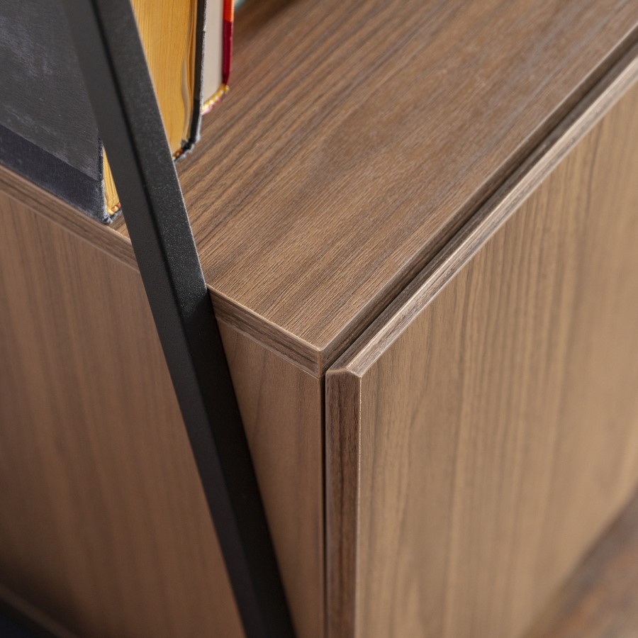 52" Urban Industrial TV Stand - Mocha