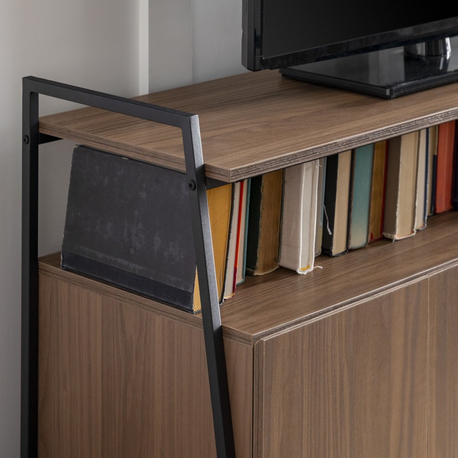 52" Urban Industrial TV Stand - Mocha