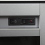 52" Wood Fireplace TV Console with Metal Legs - White