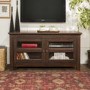 44" Wood TV Stand - Brown