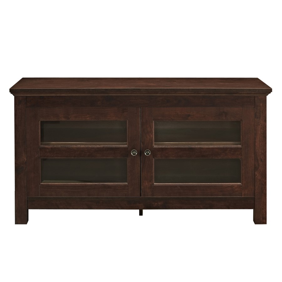 44" Wood TV Stand - Brown