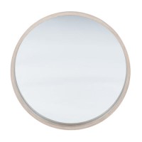 Coen Natural Wood Round Wall Mirror