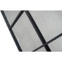 Cody Matt Black Metal 9 Pane Mirror with Foxed Glass