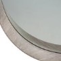 Kamala Grey Oak Round Wall Mirror