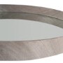 Kamala Grey Oak Round Wall Mirror
