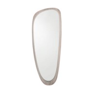 Kamala Grey Oak Teardrop Wall Mirror