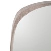Kamala Grey Oak Teardrop Wall Mirror