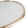 Jenson Gold Metal Oval Wall Mirror