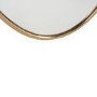 Jenson Gold Metal Oval Wall Mirror