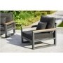 Metal Grey Garden Sofa, Chairs and Coffee Table Set