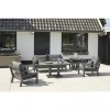 Grey Metal Outdoor Sofa Set with Chairs and Tables