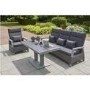 Aloha Grey Lounge Set with Gas Lift Table