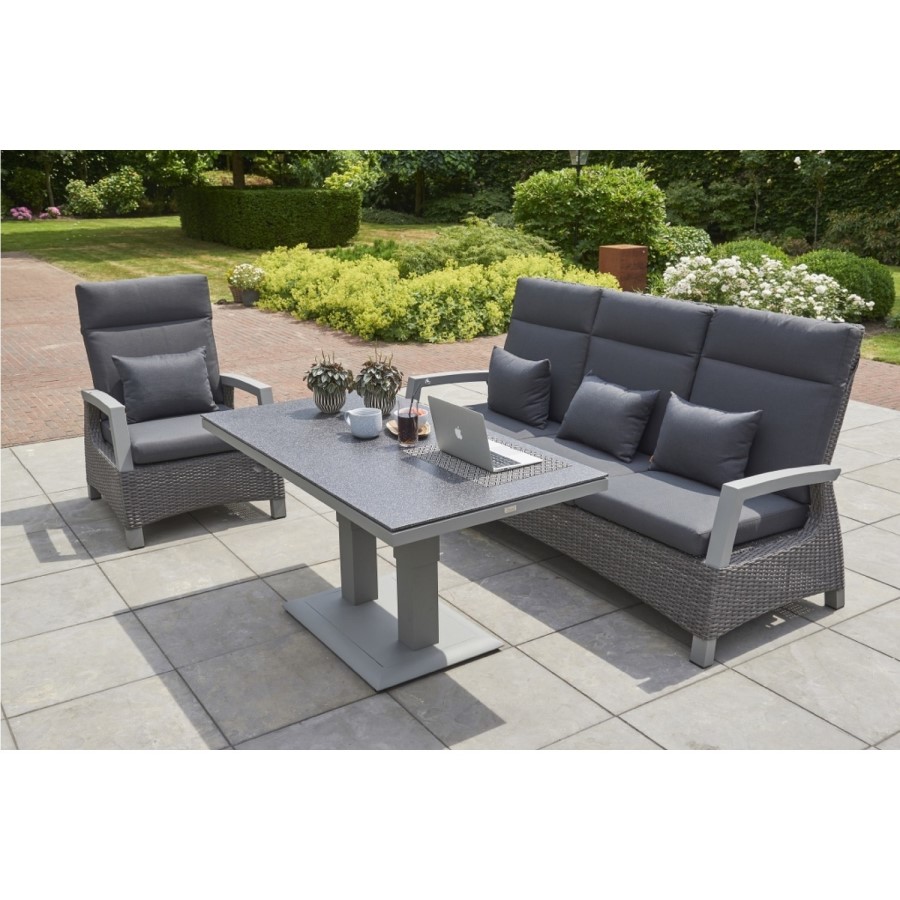 Aloha Grey Lounge Set with Gas Lift Table