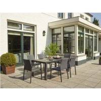 Concept Grey Dining Set with 6 Chairs