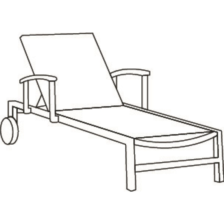 Anabel White Sun Loungers Set of 2