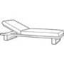 Fitz Roy Grey Sun Lounger