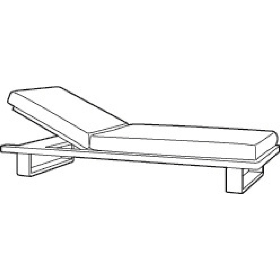 Fitz Roy Grey Sun Lounger