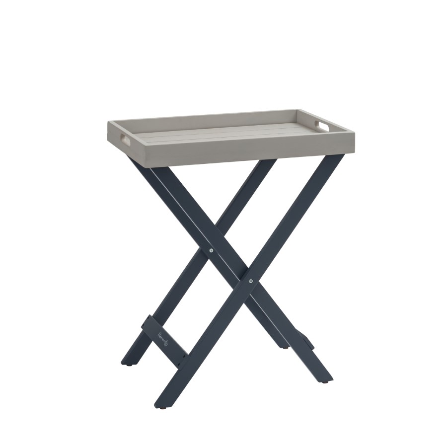 Blue Folding Garden Butler Tray - Galaxy