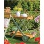 Green Outdoor Drinks Trolley - 82cm x 79cm - Verdi