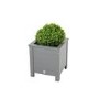 Grigio Grey Square Planter