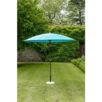 Geisha Parasol in Aqua Blue 2.7m