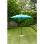 Geisha Parasol in Aqua Blue 2.7m