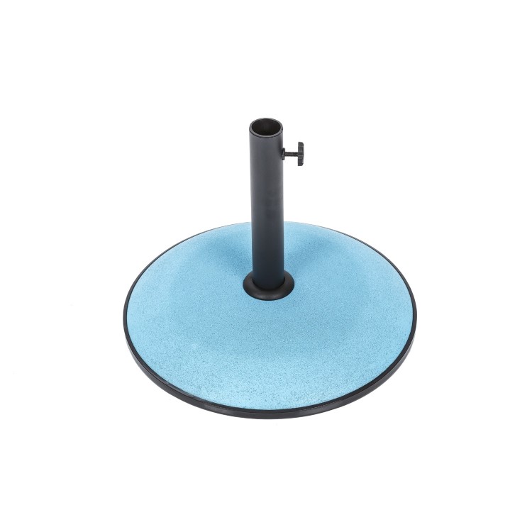 Parasol Base in Aqua Blue 15kg - 10cm x 48cm 