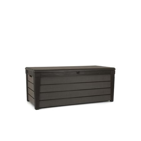 Keter Brushwood Outdoor Grey Plastic Storage Box 454L