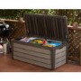 Keter Brushwood Outdoor Grey Plastic Storage Box 454L