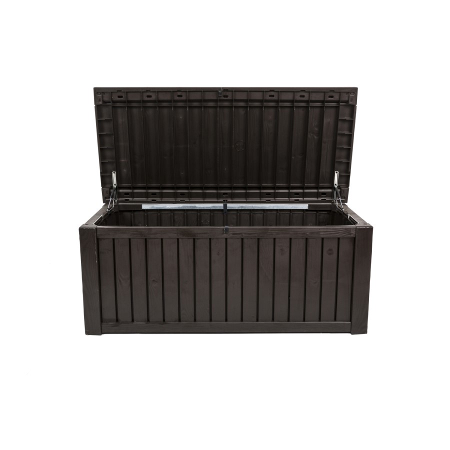 GRADE A1 - Brown Outdoor Strage Box - Rockwood
